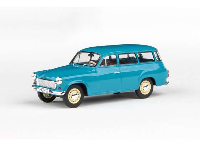 1964 Skoda 1202, dark turquoise 1:43 Abrex Model
