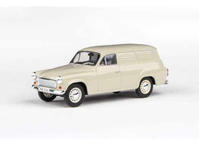 1965 Skoda 1202 Panel Van, platin grey 1:43 Abrex Model