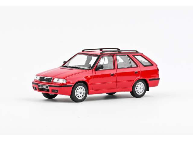 1998 Skoda Felicia FL Combi, rallye red 1:43 Abrex Model