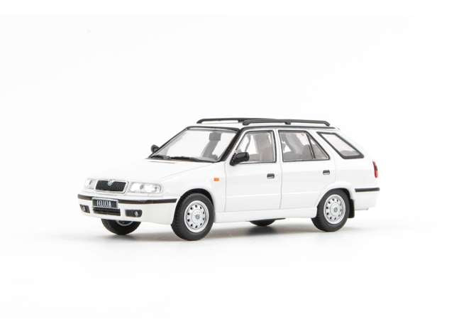 1998 Skoda Felicia FL Combi, white candy 1:43 Abrex Model
