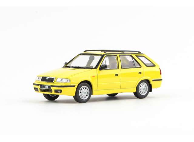 1998 Skoda Felicia FL Combi, telecom yellow 1:43 Abrex Model