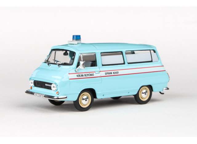 1974 Skoda 1203 Czechoslovak Communist Police, blue/white 1:43 Abrex Model