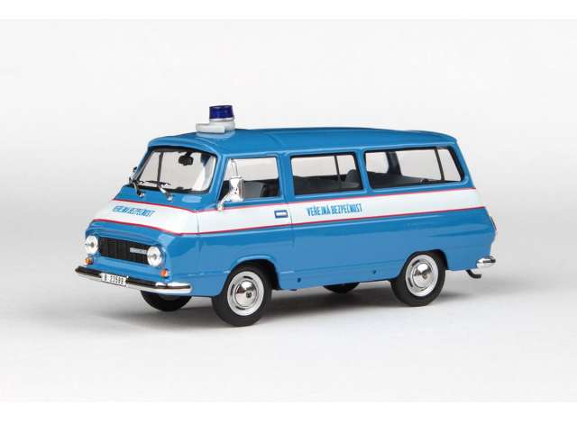 1974 Skoda 1203 Czechoslovak Communist Police, blue/white 1:43 Abrex Model