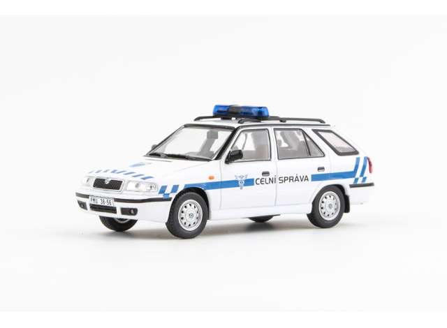 1998 Skoda Felicia FL Combi Customs Administration, blue/white 1:43 Abrex Model