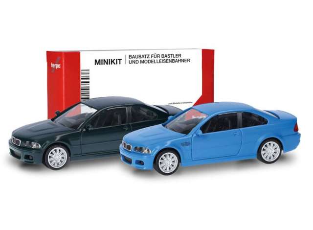 Pre-Order – BMW M3 (E46) (Minikit), blue/green 1:87 Herpa Model (herpa014007) – ETA. September 2026
