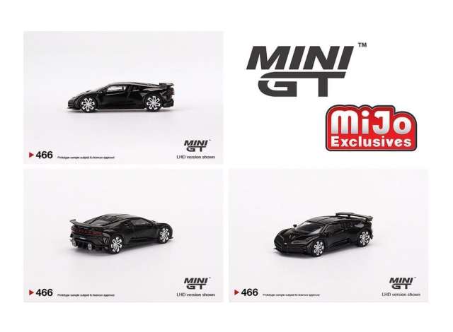1:64 MINI GT MGT00466MJ BUGATTI CENTODIECI, BLACK