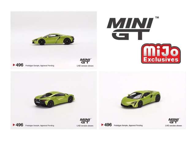 1:64 MINI GT MGT00496MJ MCLAREN ARTURA FLUX, GREEN