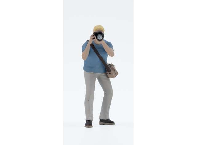 Jimmy figurine, blue/beige 1:43 Atlantic Model
