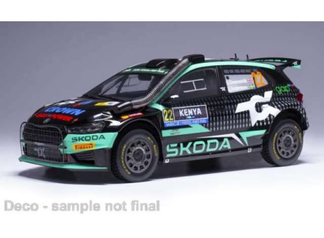 Pre-Order – 2024 Skoda Fabia Rally2 WRC #22, G.Greensmith,/J.Andersson Safari Rallye Kenia, various 1:18 IXO Models Model (ixRMC209) – ETA. September 2026