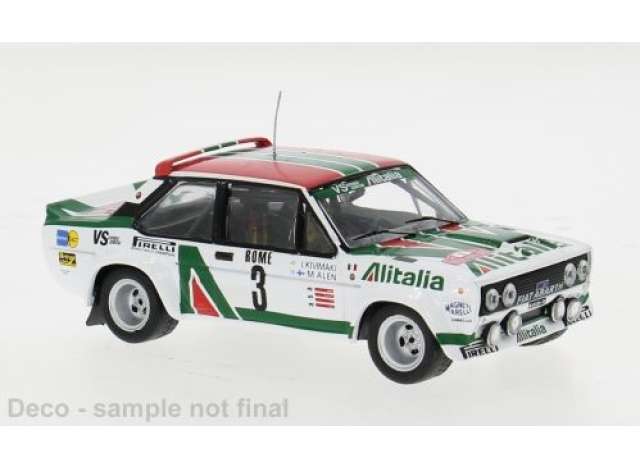 Pre-Order – 1979 Fiat 131 Abarth, Rally Monte Carlo #3 M.Alen/I.Kivimaki, white/red/green 1:43 IXO Models Model (ixoRAC446A) – ETA. September 2026