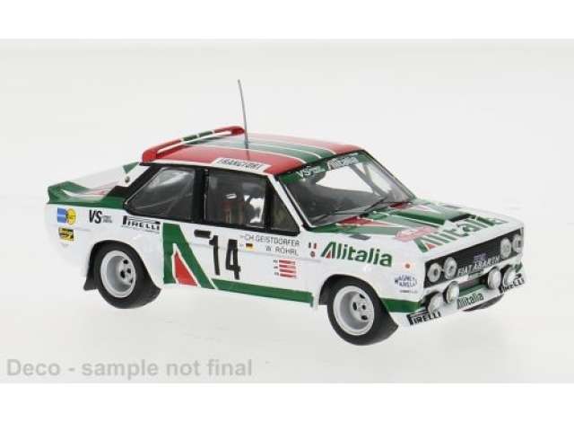 Pre-Order – 1979 Fiat 131 Abarth, Rally Monte Carlo #14 W.Röhrl/C.Geistdörfer, white/red/green 1:43 IXO Models Model (ixoRAC446B) – ETA. September 2026