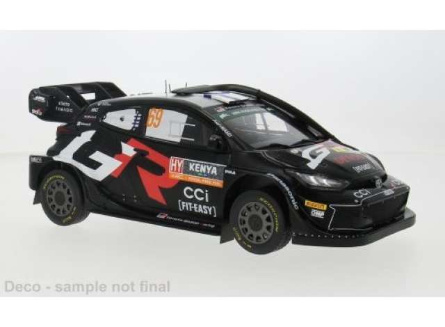 Pre-Order – 2024 Toyota Yaris Rallye 1 #69 K.Rovanperä/J.Halttunen WRC Safari Rallye Kenia, black/red/white 1:18 IXO Models Model (ixrmc206) – ETA. September 2026