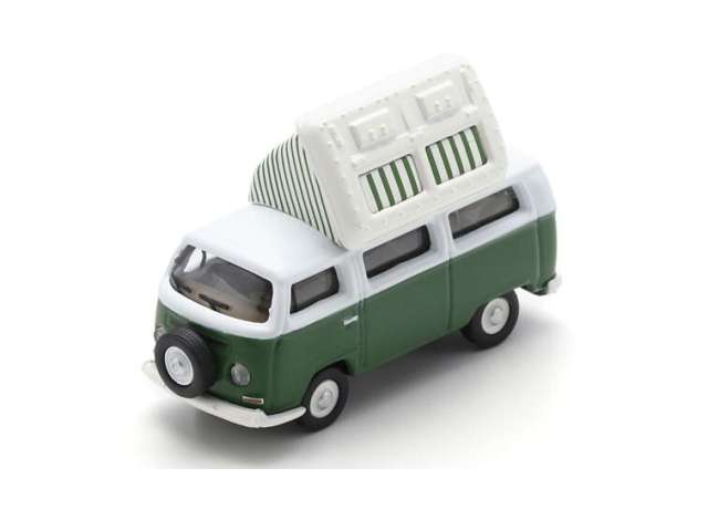 Available To Order – Volkswagen T2 Campingbus, green/white 1:87 Schuco Model (SCHUCO26779)