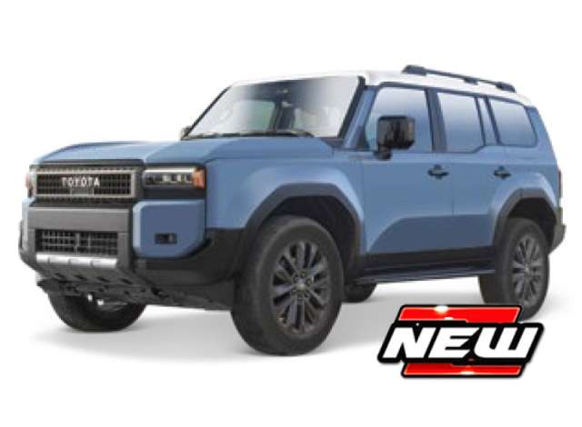 Pre-Order – 4,5 inch 2024 Toyota Land Cruiser, blue/white 1:0 Maisto Model (mai24895) – ETA. July/August 2026