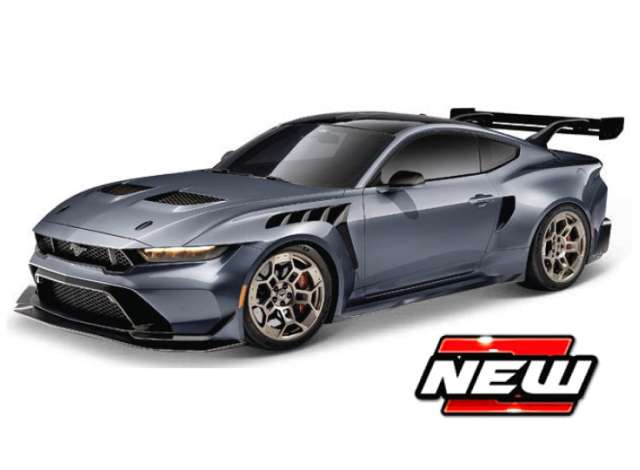Pre-Order – 2025 Ford Mustang GTD, grey 1:64 Maisto Model (mai15713G) – ETA. July/August 2026