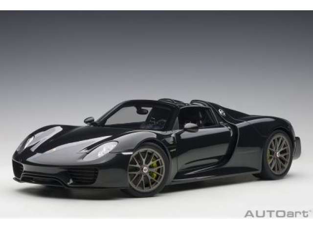 2013 Porsche 918 Spyder , black metallic 1:12 AutoArt Model