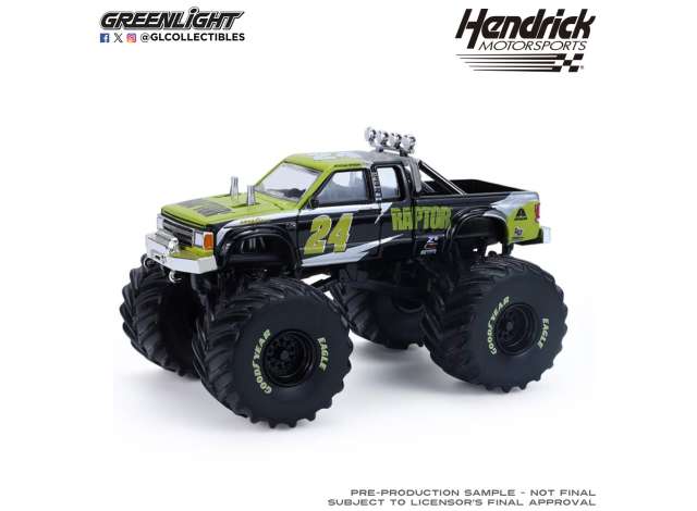 Pre-Order – 1986 Chevrolet S-10 Extended Cab Monster Truck #24 *Kings of Crunch-Hendrick Motorsports* 1:64 GreenLight Model (gl49180C) – ETA. September 2026