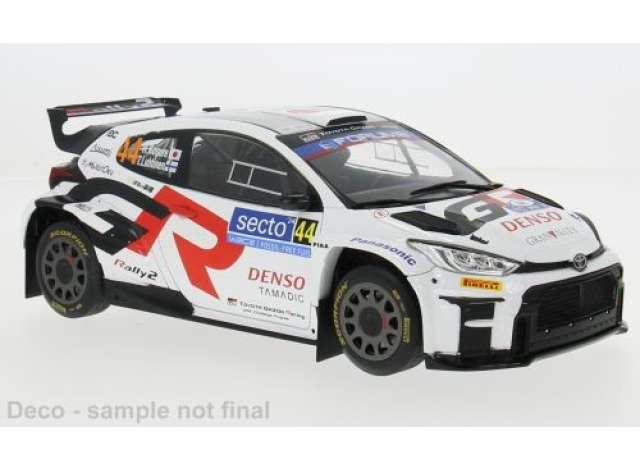 Pre-Order – 2024 Toyota GR Yaris Rallye2 #44 H.Kogure/ T.Luhtinen Rally WM, Rally Finland, white/red/black 1:18 IXO Models Model (ixrmc212B) – ETA. September 2026