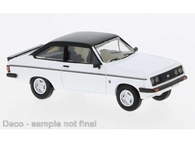 Available To Order – 1977 Ford Escort MK II RS 2000, white 1:87 Brekina Model (PCX870722)