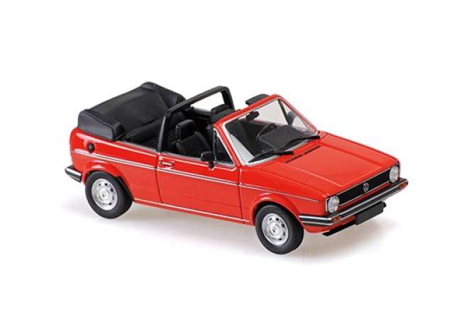 Pre-Order – 1979 Volkswagen Golf Cabriolet, red 1:43 Maxichamps Model (mc940055181) – ETA. July/August 2026