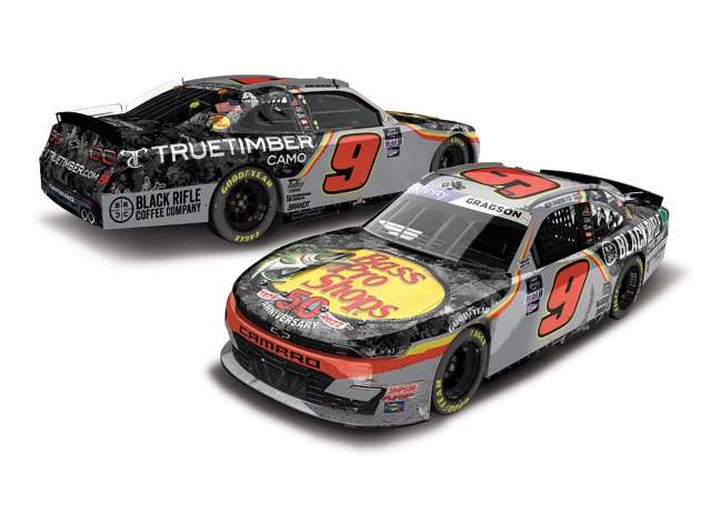 2022 Chevrolet Camaro #9 Noah Gragson *Bass Pro Shops*, Pocono Win, various 1:24 Action Racing Collectibles Model