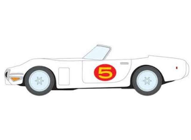 Pre-Order – 1967 Toyota 2000 GT Roadster, white/red 1:64 Johnny Lightning Model (JLSP412) – ETA. September 2026