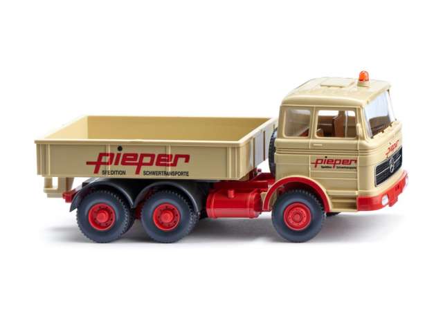 Available To Order – Mercedes-Benz Heavy-duty tractor *Pieper*, sand/red 1:87 Wiking Model (WIK0902)