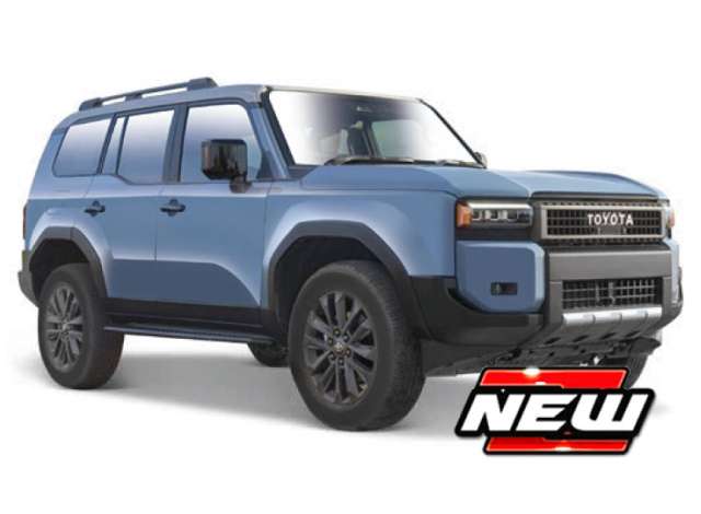 Pre-Order – 2024 Toyota Land Cruiser, blue metallic 1:24 Maisto Model (mai32924b) – ETA. September 2026