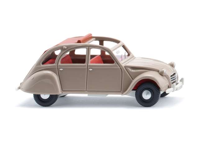 Available To Order – Citroën 2 CV, olive grey 1:87 Wiking Model (WIK0916)