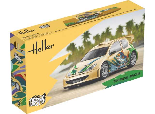 Pre-Order – Tropical Racer *Dreams*, plastic modelkit 1:43 Heller Model (hel41002) – ETA. September 2026