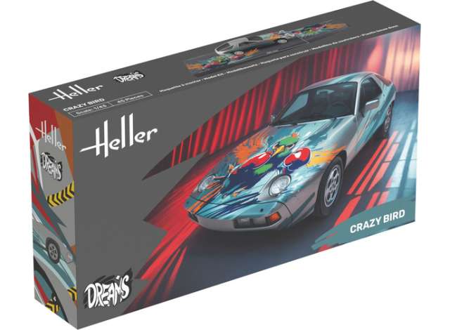 Pre-Order – Crazy Bird *Dreams*, plastic modelkit 1:43 Heller Model (hel41004) – ETA. September 2026