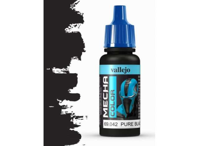 Pre-Order – 17ml Pure Black *Mecha Color* 1:0 Vallejo Model (val69042) – ETA. September 2026