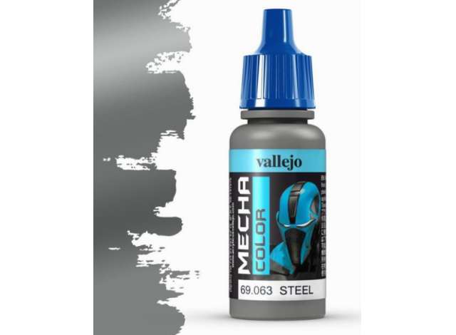 Pre-Order – 17ml Steel *Mecha Color* 1:0 Vallejo Model (val69063) – ETA. September 2026