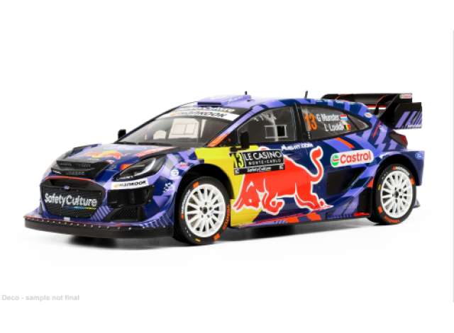 Pre-Order – 2025 Ford Puma Rally1 #13 G.Munster/L.Louka WRC Rallye Monte Carlo, various 1:18 IXO Models Model (ixormc231B) – ETA. July/August 2026