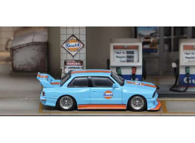 Available To Order – BMW E30 Gulf, Blue/Orange 1:64 Street Weapon Model (STW131)