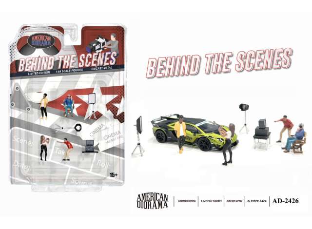 *Behind the Scenes* Figure Set 1:64 American Diorama Model