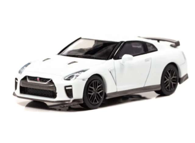 2019 Nissan GT-R *Limited of 50 units Special Edition* (R35), brilliant white pearl 1:64 Carnel Model