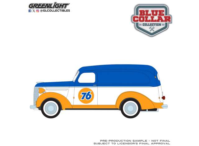 Pre-Order – 1939 Chevrolet Panel Truck Union 76 *Blue Collar Collection Series 15* 1:64 GreenLight Model (gl35320D) – ETA. September 2026