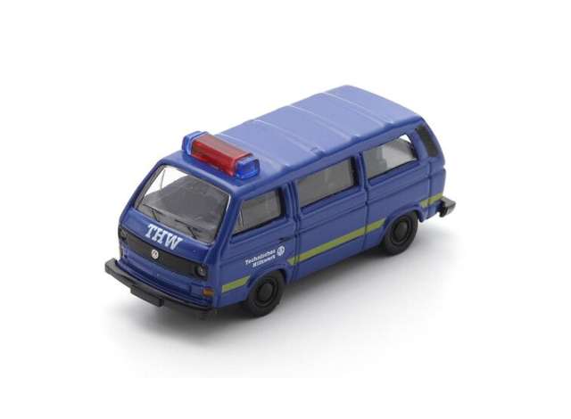 Pre-Order – Volkswagen T3 *THW*, blue 1:87 Schuco Model (schucoS87U00037) – ETA. September 2026
