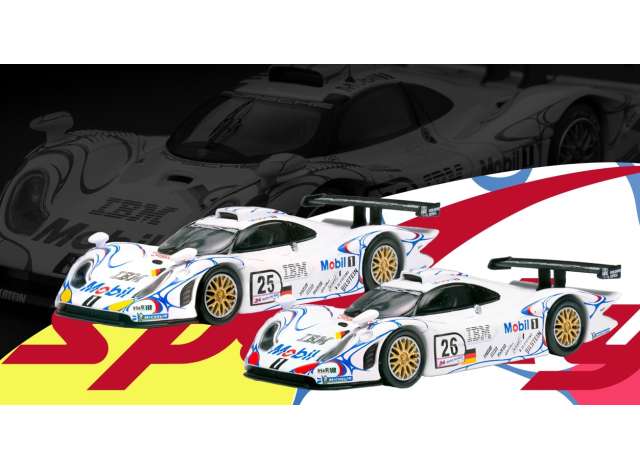 Pre-Order – 1998 Porsche 911 GT1 LM #25-#26 combo set 1:64 Tiny Toys Model (TinyYCOMBO64023) – ETA. July/August 2026
