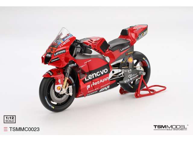 Pre-Order – 2022 Ducati Desmosedici GP22 #63 Ducati Lenovo Team Moto GP Gran Premio D`Italia, red 1:12 TrueScale Model (TSMMC0023) – ETA. September 2026