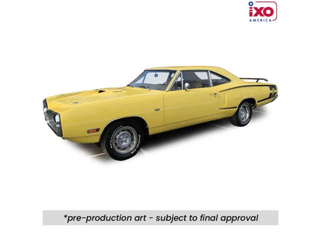 Pre-Order – 1970 Dodge Coronet Super Bee, Top Banana 1:43 IXO America Model (ixoU43RDC011) – ETA. September 2026