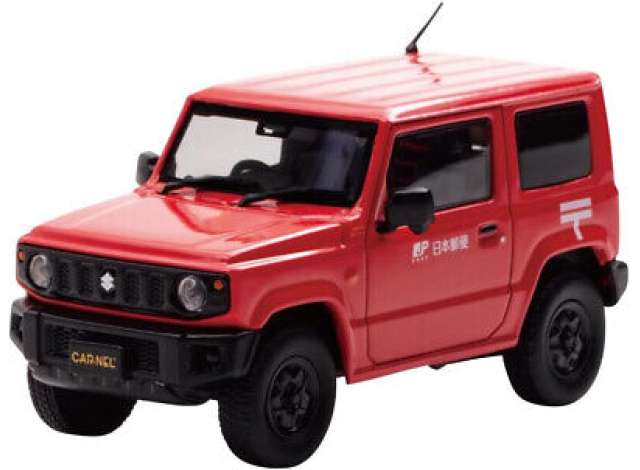 2019 Suzuki Jimny (JB44W), Postal Delivery Vehicle, red 1:43 Carnel Model