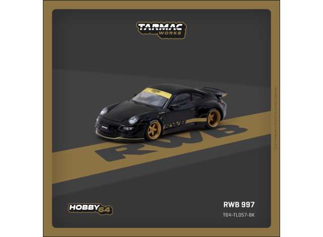 Pre-Order – RWB 997, black 1:64 Tarmac Model (TC-T64-TL057-BK) – ETA. September 2026