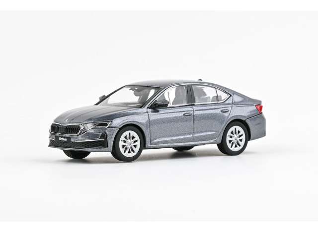 2024 Skoda Octavia IV FL, graphite grey metallic 1:43 Abrex Model