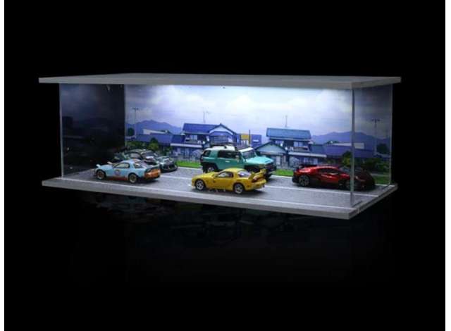 Available To Order – Diorama C-Countryside with Light, Various 1:64 Black Box Diorama Model (MO914207)