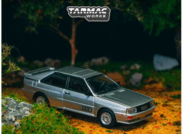Pre-Order – Audi Quattro, silver 1:64 Tarmac Model (TC-T64S-025-SL) – ETA. September 2026