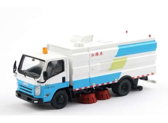 Pre-Order – XCARTOYS JMC KaiRui Road Sweeper, white/blue/green 1:64 XCartoys Model (XcarY31-03) – ETA. July/August 2026