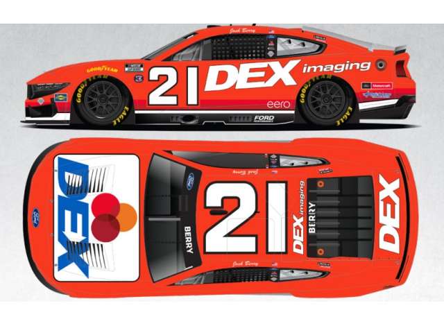 2025 Ford Mustang #21 Josh Berry *Imaging* red/white 1:64 Action Racing Collectibles Model