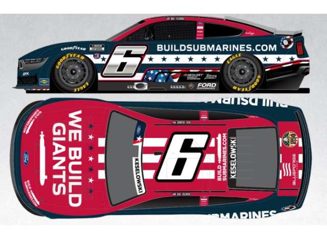 2025 Ford Mustang #6 Brad Keselowski *BuildSubmarines.com* various 1:64 Action Racing Collectibles Model